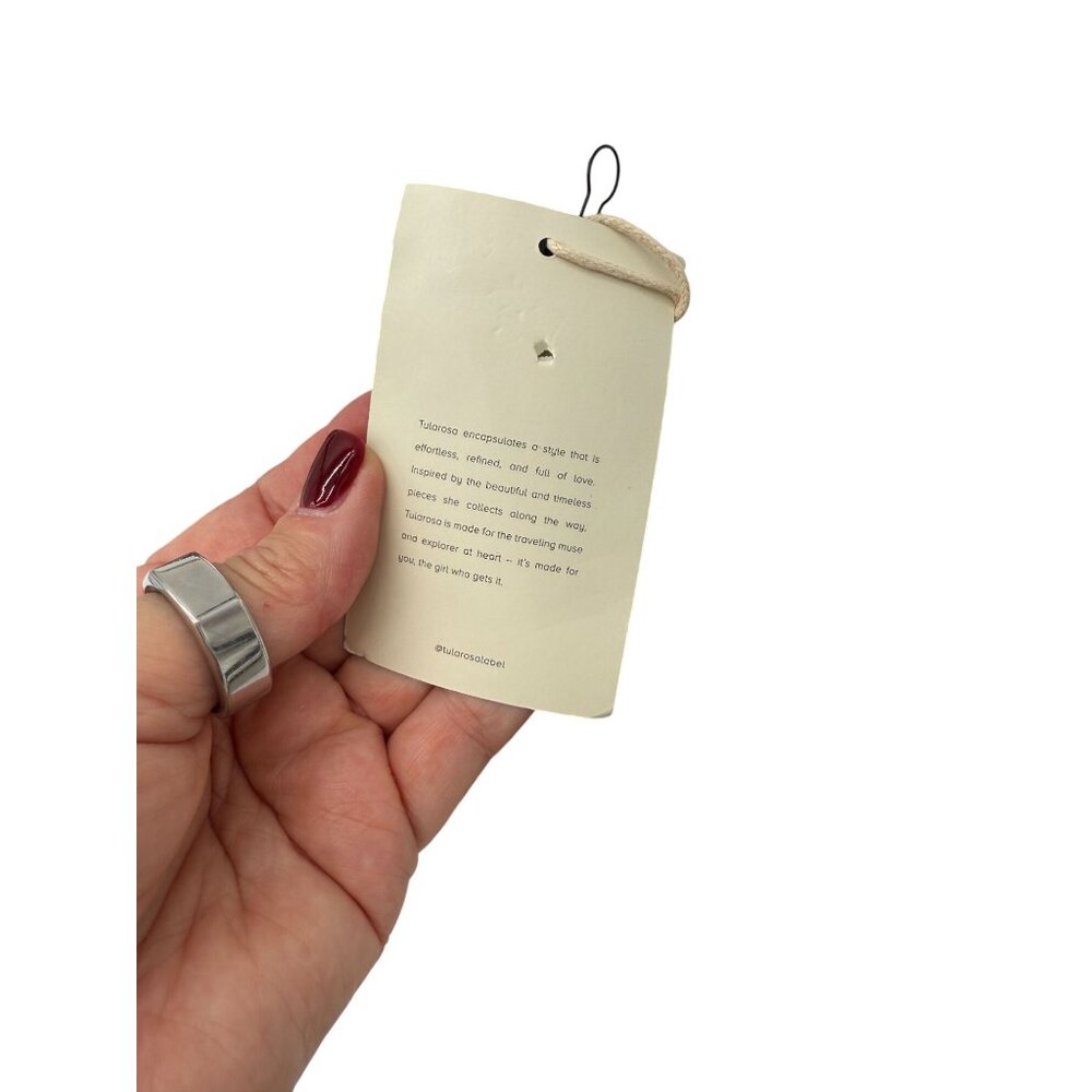 Tularosa Rhapsody Studded Disc Belt Black Gold Boho Western Waist Belt. NWT M/L - Picture 5 of 6